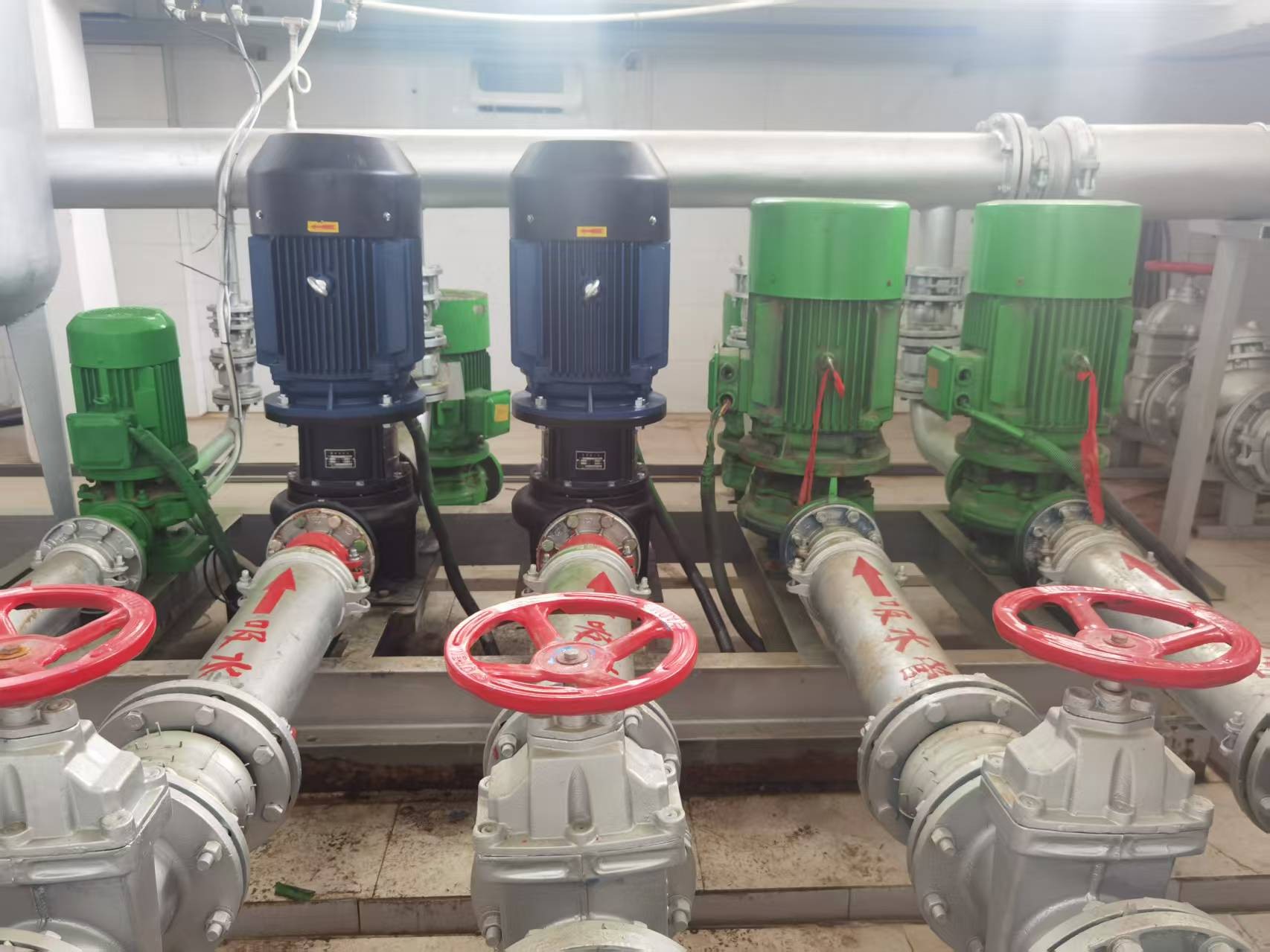 鄭州車(chē)站供水泵更換完畢